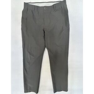 Under Armour‎ Golf Pants Mens Size 36 30  Gray Straight Leg Flat Front Athletic